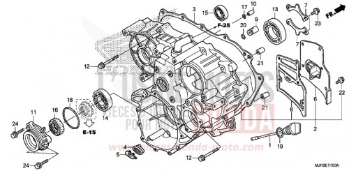 CARTER ARRIERE GL1800CF de 2015